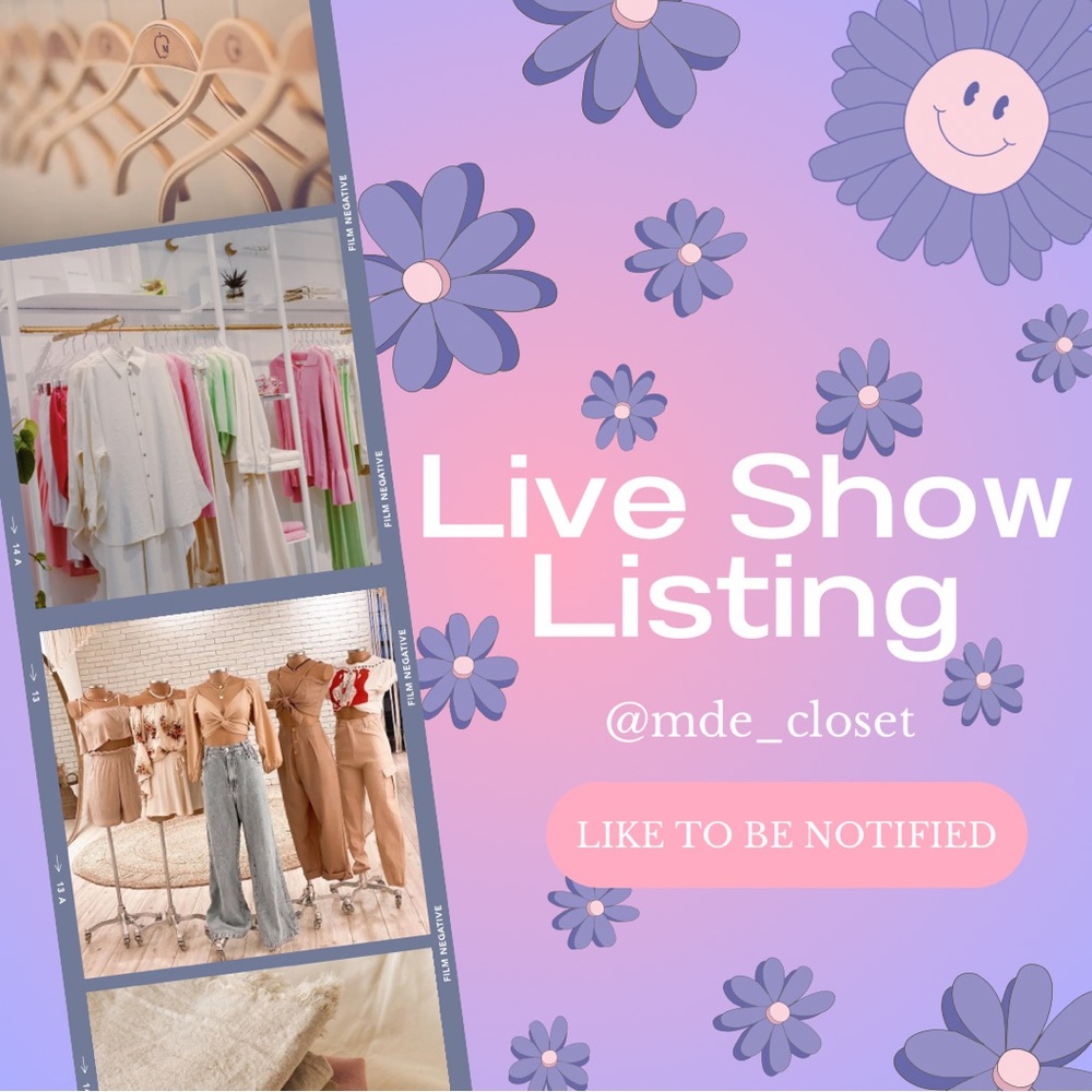 Like to be notified when I go live!!